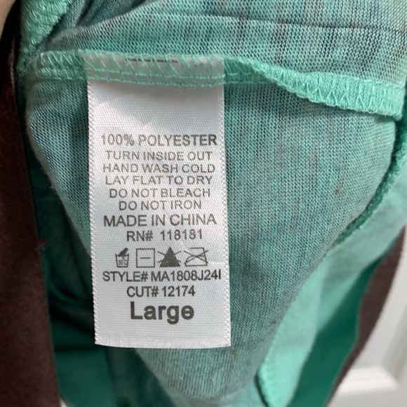 Dolman Sleeves Bleu Lounge Top - Picture 6 of 8